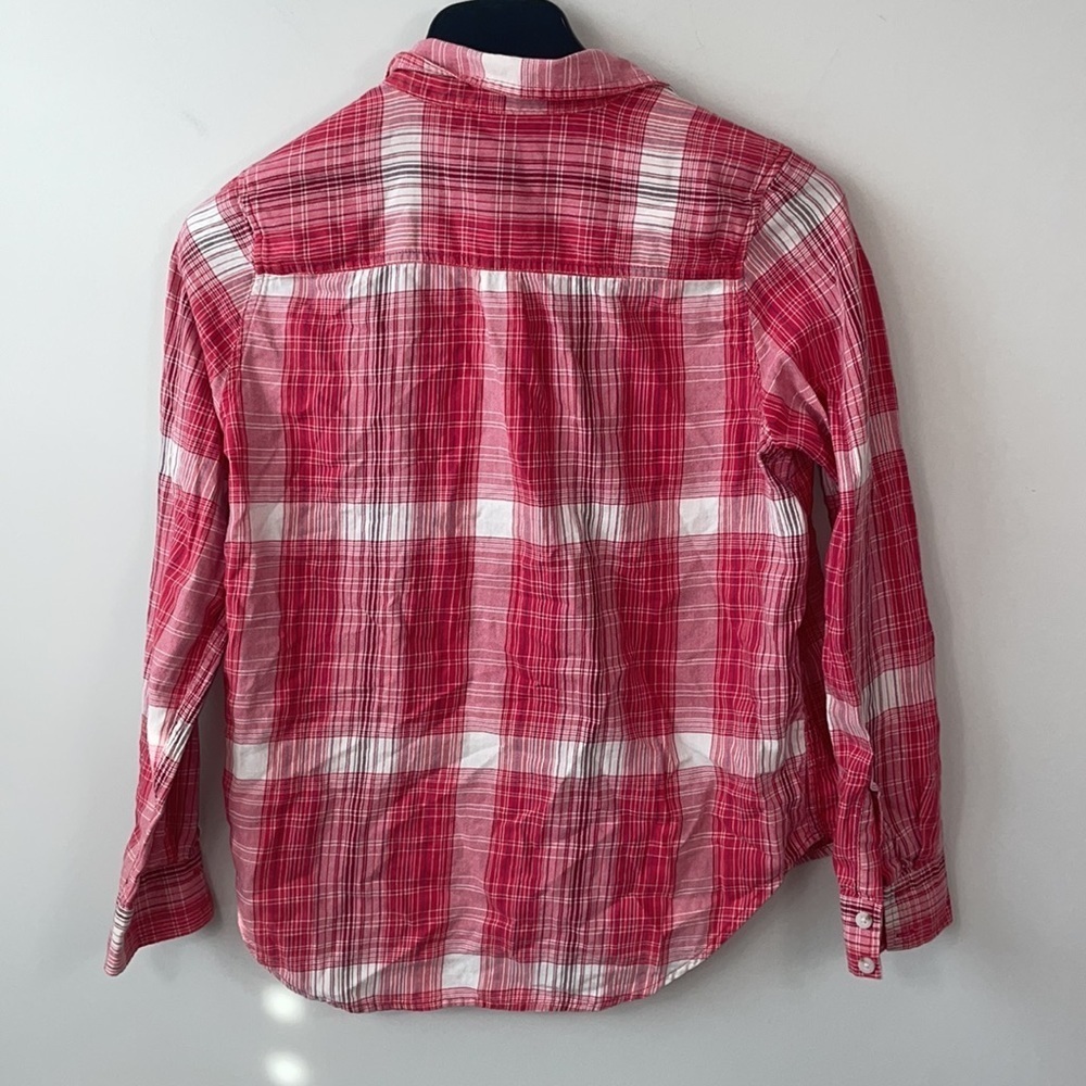 Universal Thread Button Down Plaid Shirt Women Si… - image 3